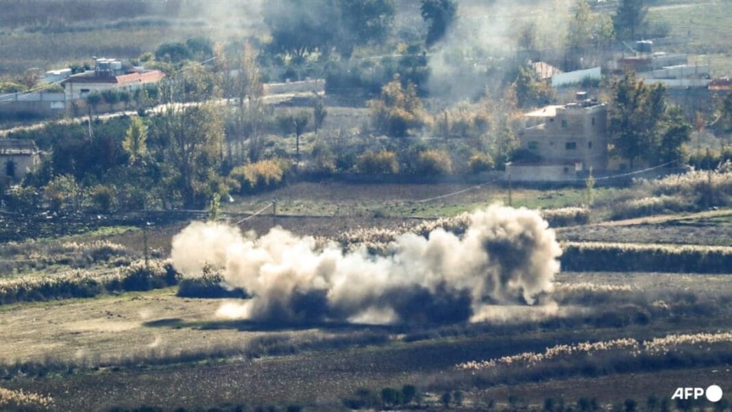 Israeli military says struck Hezbollah on Syria-Lebanon border