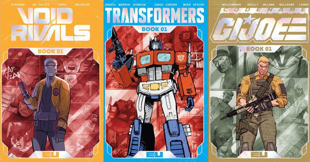 Skybound to collect the Energon Universe with Transformers, G.I. Joe and Void Rivals deluxe hardcover editions
