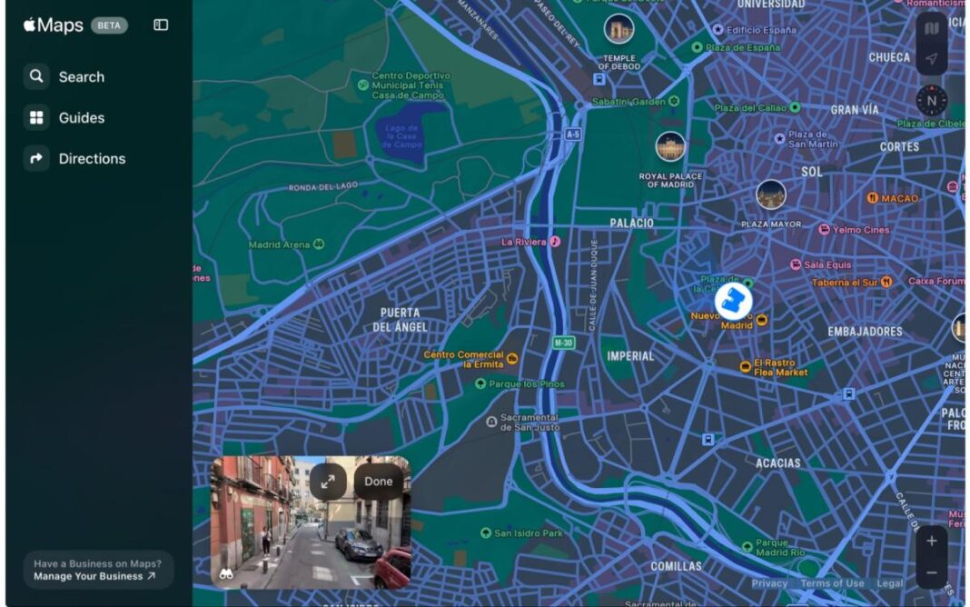 Apple Maps' Look Around is now available on the web