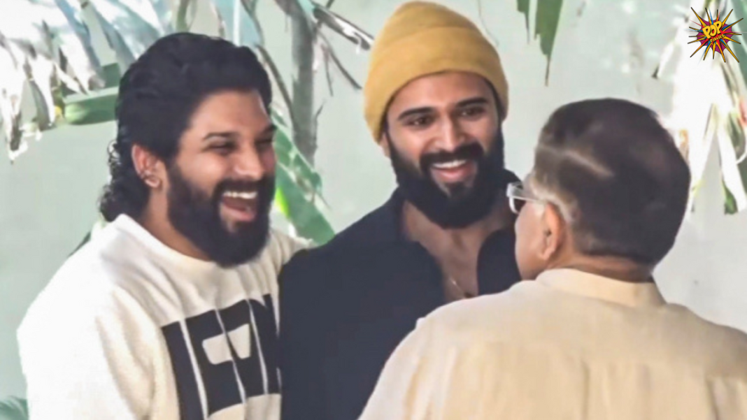 Vijay Deverakonda and Sukumar Meet Allu Arjun Post Bail