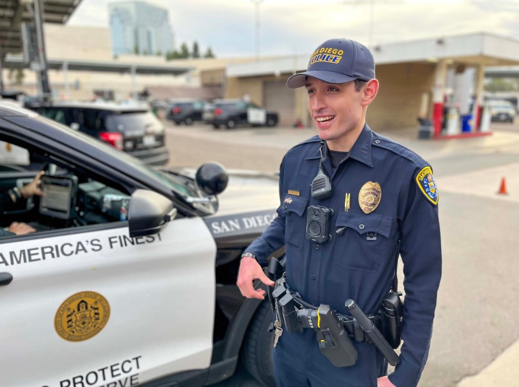 After surviving a brutal crash, this San Diego police officer is feeling gratitude and forgiveness