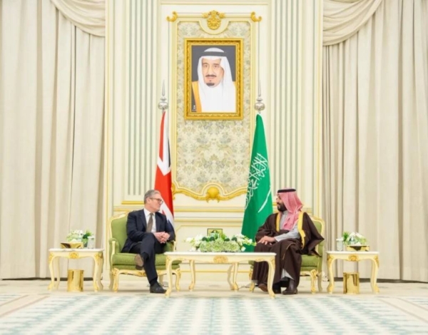 Saudi Crown Prince and British PM Starmer hold extensive talks in Riyadh
