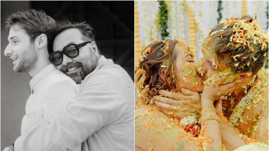 Aaliyah Kashyap, Shane Gregoire Share Passionate Kiss, Anurag Kashyap Hugs Groom-To-Be In PICS From Haldi