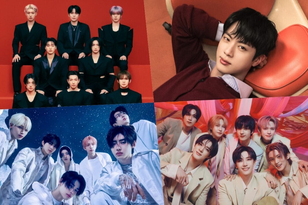 ATEEZ, Jin, ENHYPEN, TXT, NCT DREAM, Jimin, SEVENTEEN, ILLIT, And More Sweep Top Spots On Billboard World Albums Chart