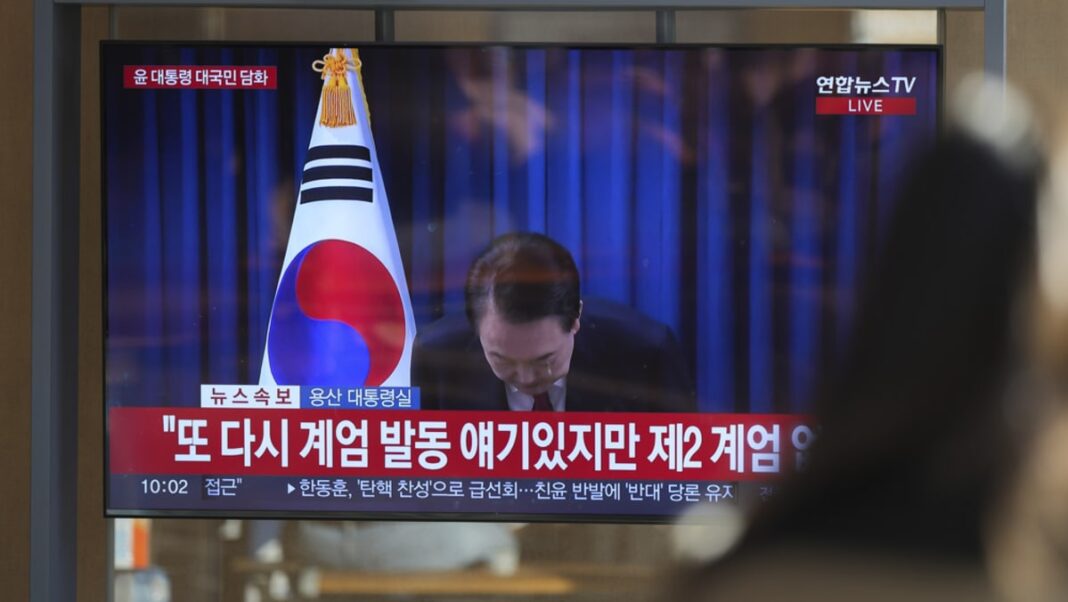 South Korea president stops short of resigning after martial law fiasco