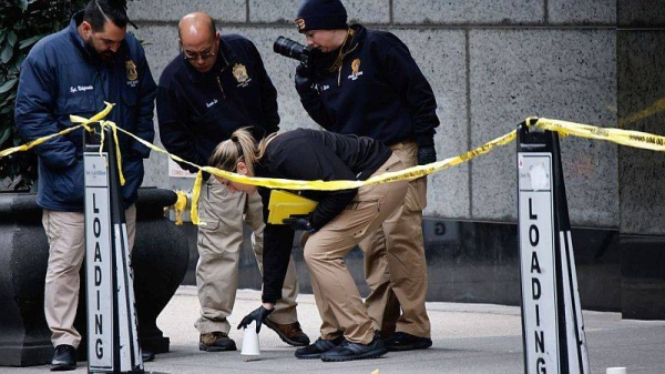 Gunman at large after healthcare CEO fatally shot on New York sidewalk