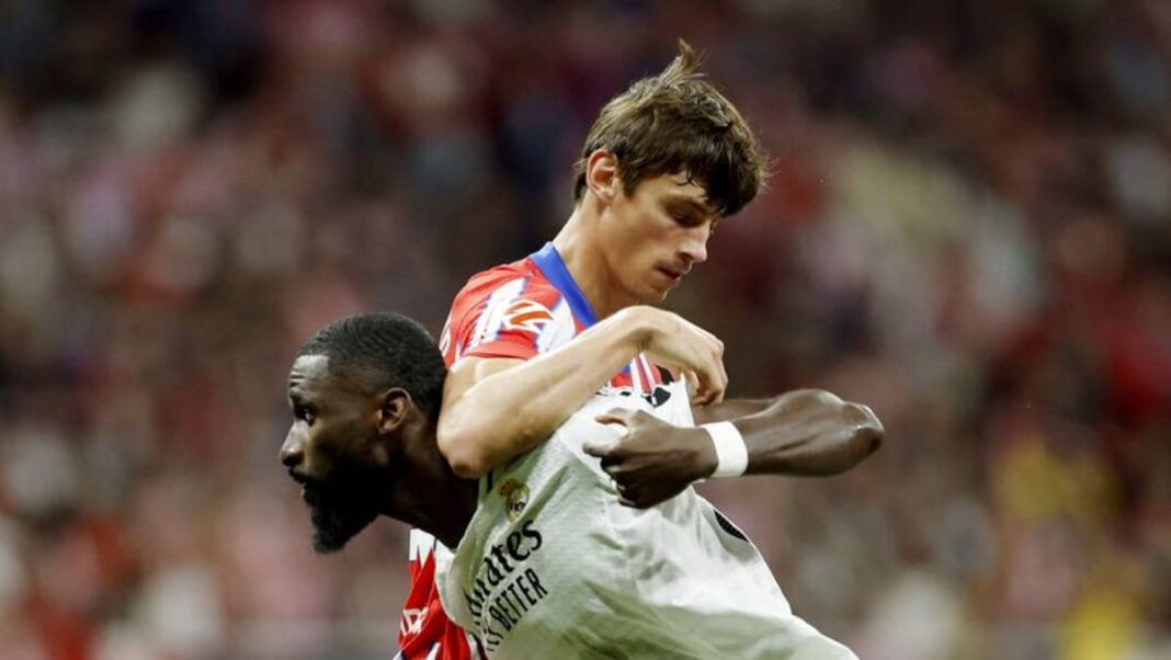 Atletico's Le Normand available to compete after brain injury, says Simeone