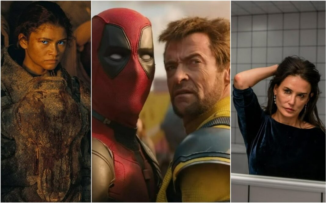 ‘Deadpool e Wolverine’, ‘Duna 2’, ‘A Substância’ e os Filmes Mais POPULARES de 2024