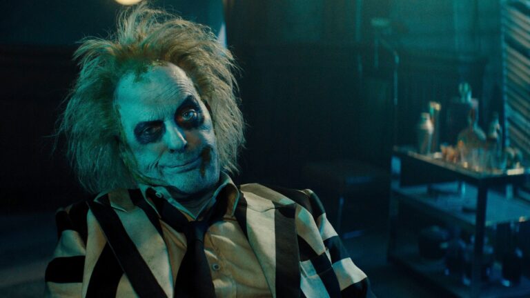 Michael Keaton in "Beetlejuice Beetlejuice."