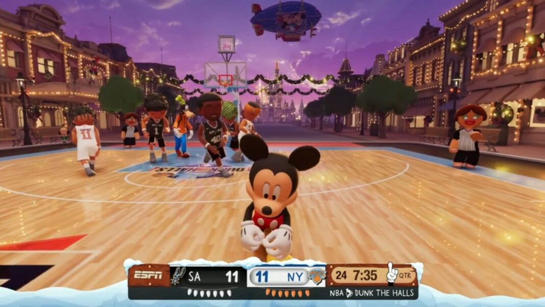 Ultimate Christmas NBA Game Experience: Dunk the Halls Takes Magic 'Dunk the Halls' Brings Christmas Day NBA Game to Virtual Main Street USA at Magic Kingdom