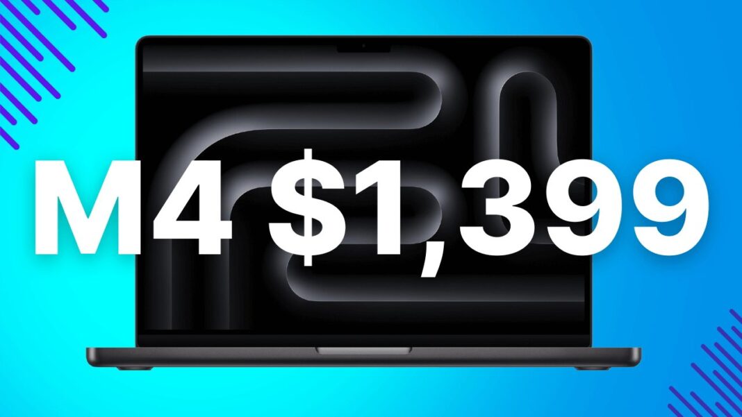 Apple M4 MacBook Pro Drops to $1,399, Free Next Day Shipping