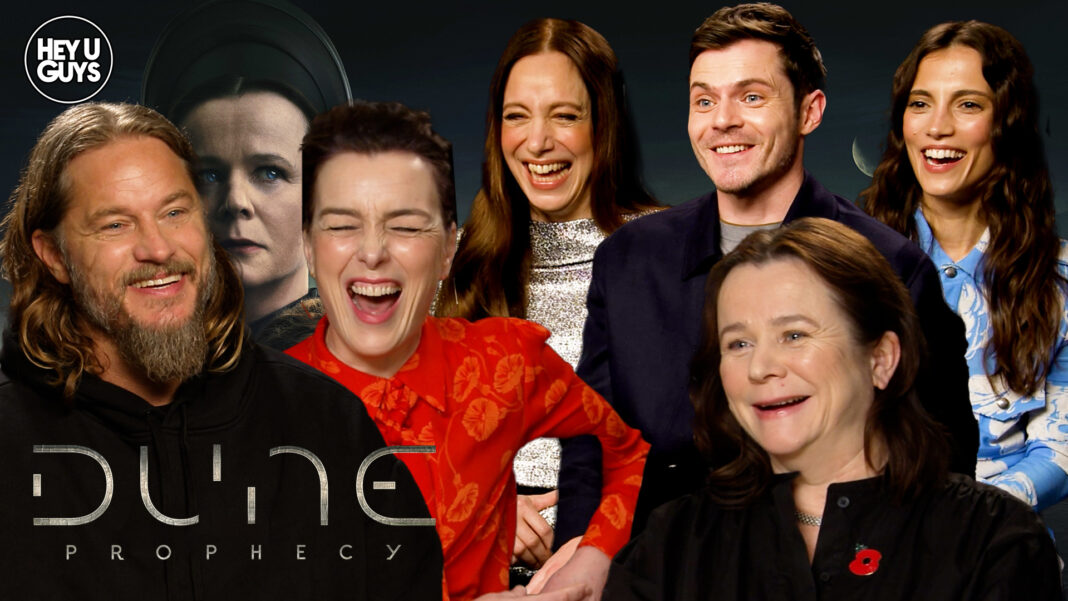 The cast of Dune: Prophecy on Frank Herbert, legacy, scale, scope, fandom & more