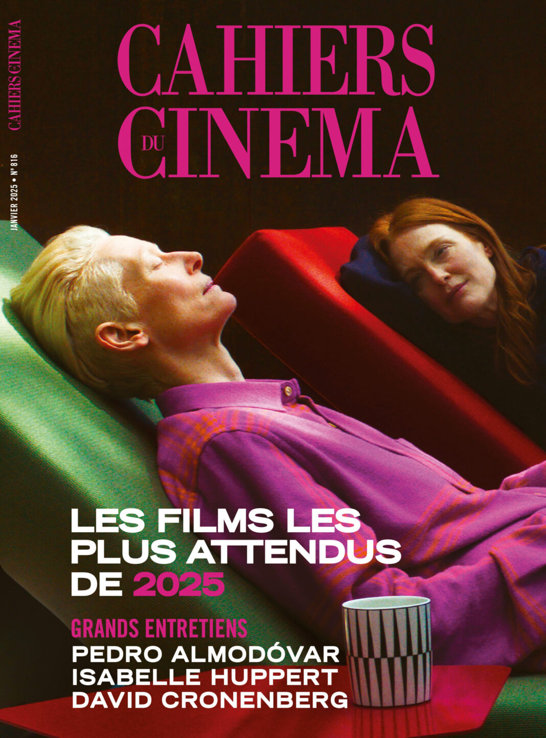 Couverture Cahiers du cinéma n°816 janvier 2025