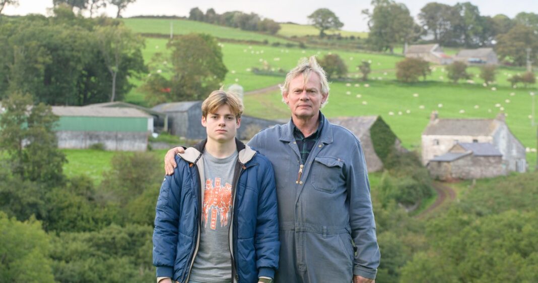 Out There cast | Martin Clunes and Louis Ashbourne-Serkis star