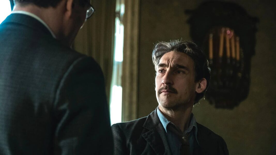 george orwell on screen in Mr Jones