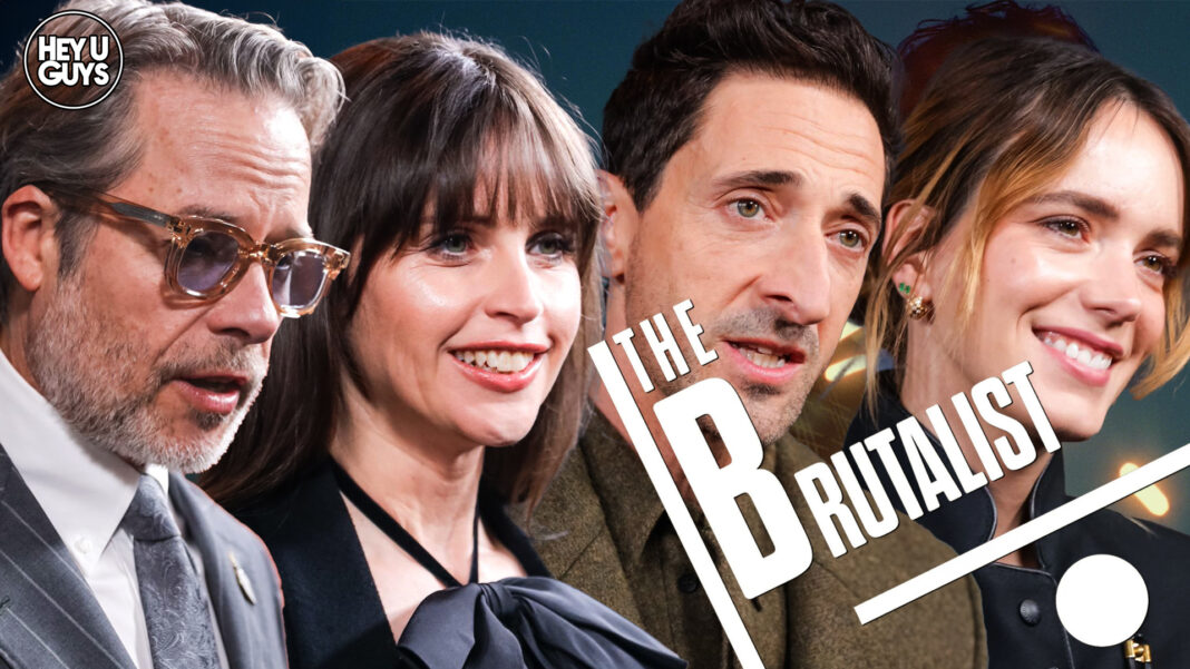 The Brutalist UK Premiere Interviews: Adrien Brody, Felicity Jones, Guy Pearce, Brady Corbet & more