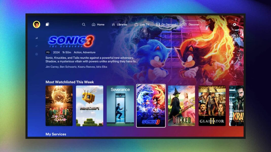 Redesigned Plex app on Apple TV.