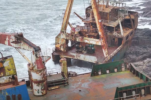 Watch: Drone vid shows Cork's battered ghost ship MV Alta five years after stormy wreck