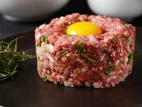 The Ultimate Beef Showdown: Deciding Between Steak Tartare Purity or What goes into beef tartare ranges from the simple, with few ingredients topped with an egg yolk, to the extravagant.