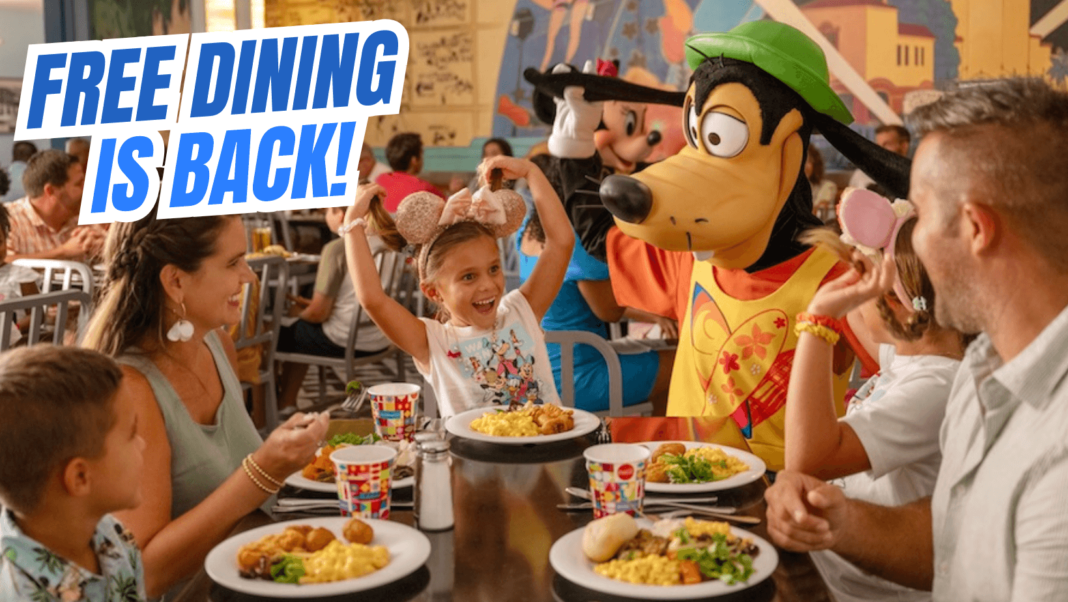 Free Dining Returns to Walt Disney World in 2025! Everything You Need to Know