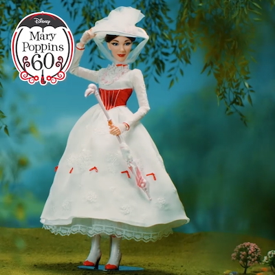 Mary Poppins 60th Anniversary Limited Edition Doll Releases at the Disney Store January 13th