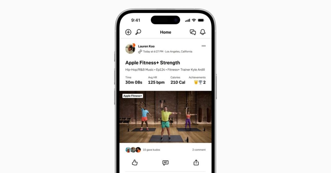 Apple Fitness+ announces integration with Strava, new strength training program
