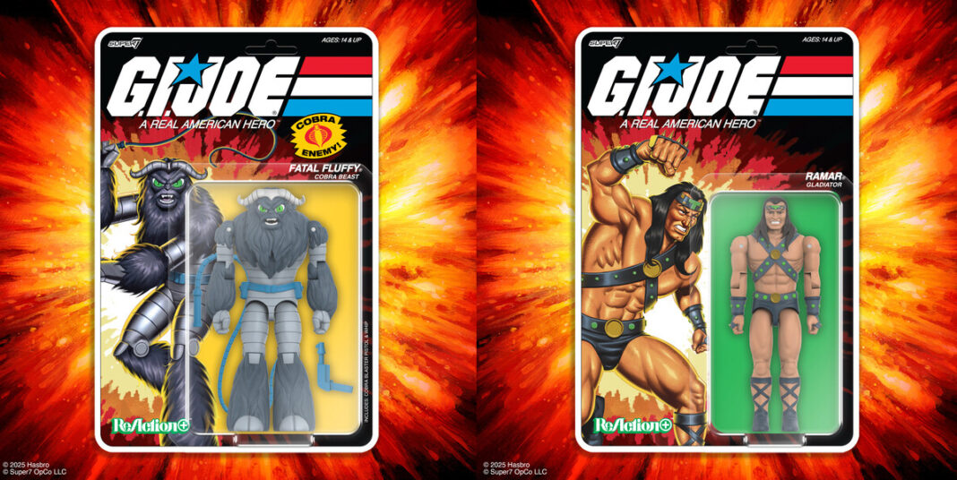 A Real American Hero with Ramar and Fatal Fluffy ReAction+ figures
