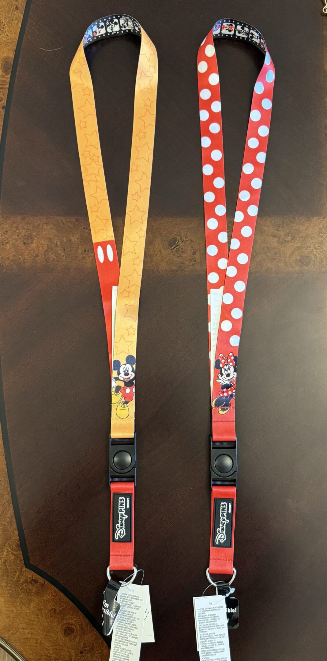 Mickey & Minnie Reversible Lanyards 2025